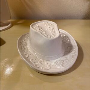 Ceramic Cowboy hat wall decor